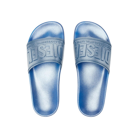Diesel Sa-Mayemi Cc Women Sandals Metallic Blue