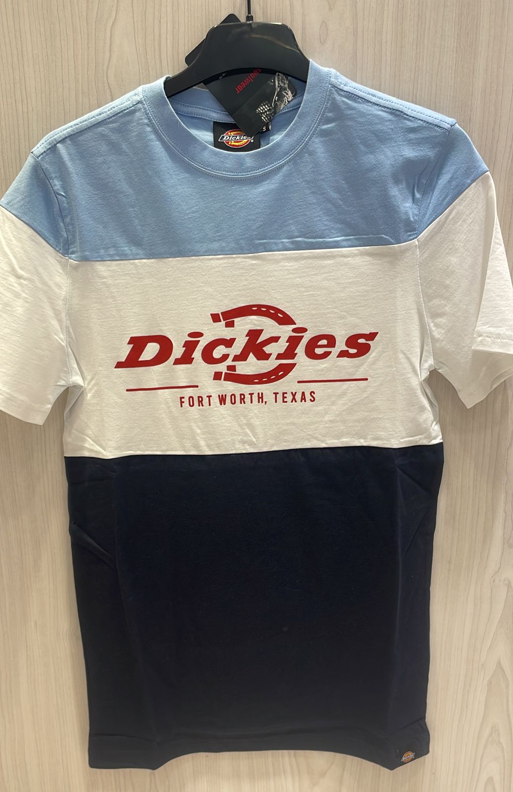 Dickies Crew Cut And Sew White/Navy/Sky