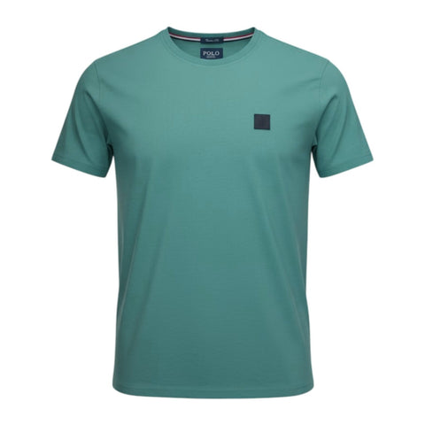 Polo T-Shirt Sport Plain Aqua