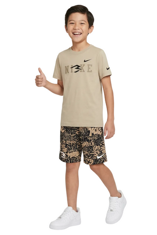 Nike Kids Shorts Set Graffiti Woodmark Hemp Khaki