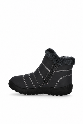 Pierre Cardin Kids Casey Boot Quilted Grey And Pink