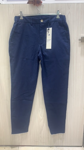 Jonathan D Linen Trouser Pablo Navy