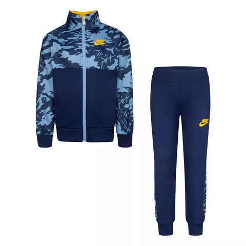 Nike Kids Tracksuit Camo Midnight Navy