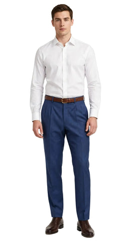 Jonathan D Microfibre Trouser Petrol
