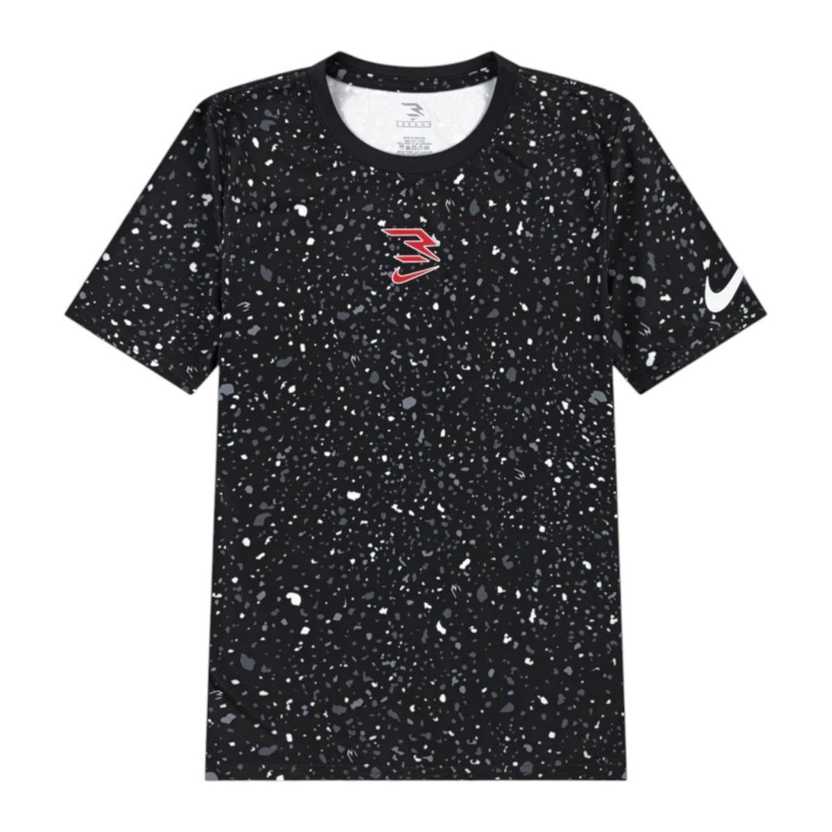 Nike T-Shirt Large Splatter Aop Black