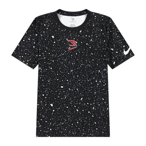 Nike T-Shirt Large Splatter Aop Black