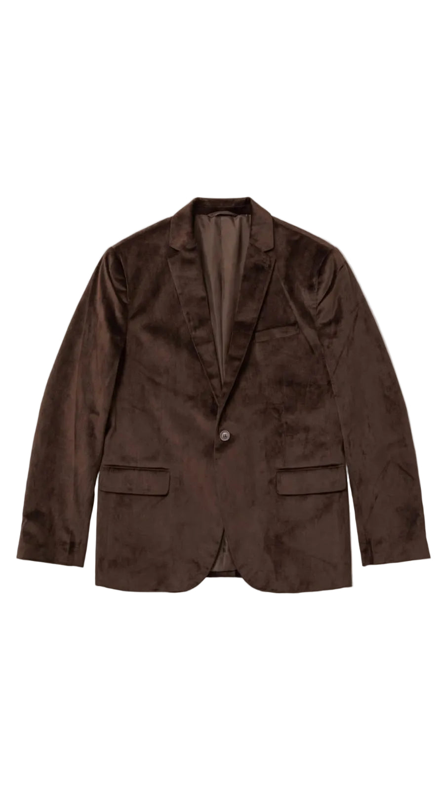 Jonathan D Lunar Velvet Jacket Chocolate