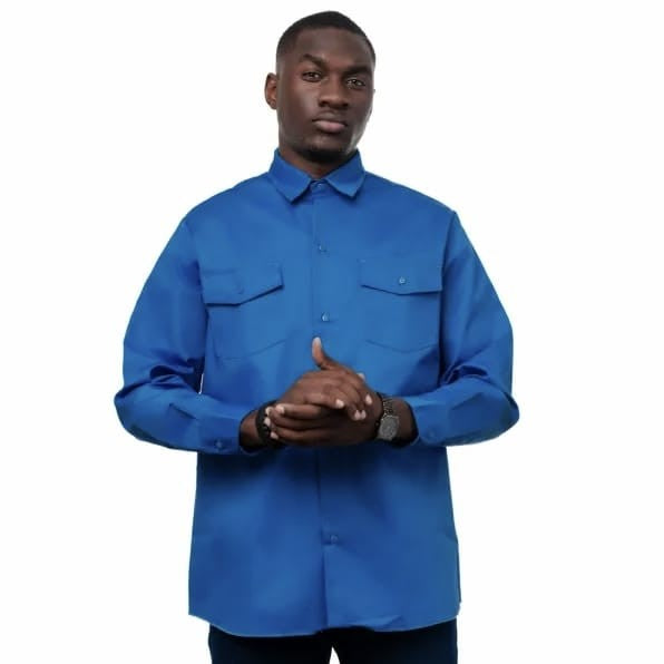 Dickies 847 Long Sleeve Shirt Turkish Blue