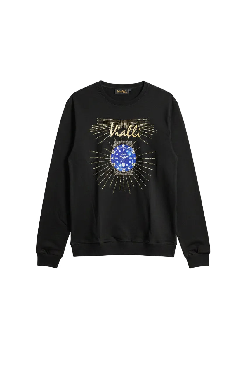 Vialli Crew Long Sleeve Cinor Black/Gold