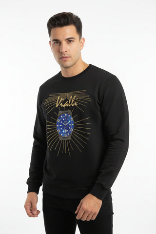 Vialli Crew Long Sleeve Cinor Black/Gold