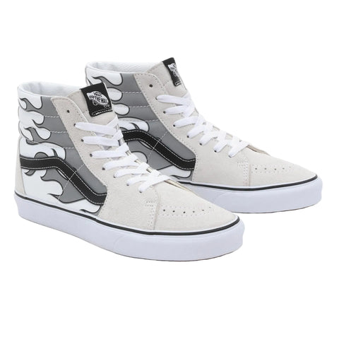 Vans Sk8 Hi Reflective Flame White