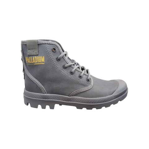 Palladium Pampa Hi Coated French Metal Grey