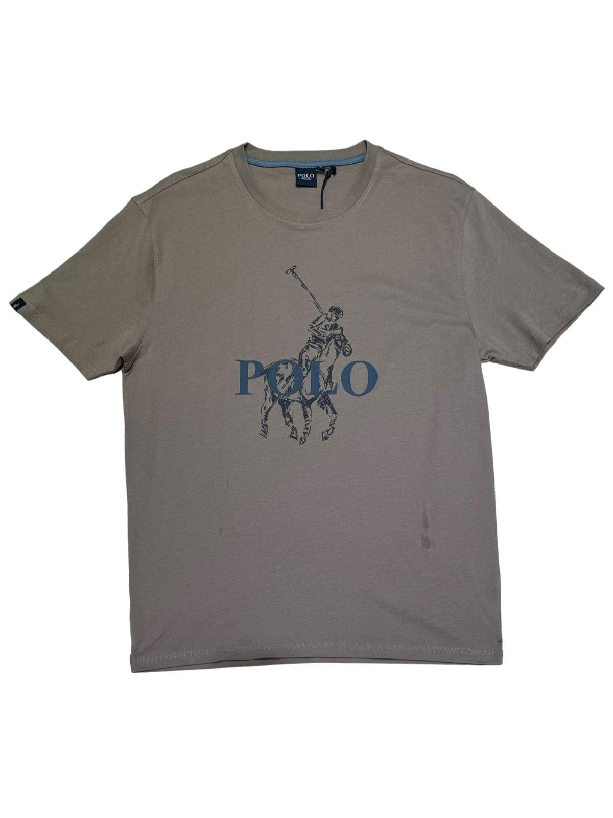 Polo T-Shirt Sketch Pony Taupe