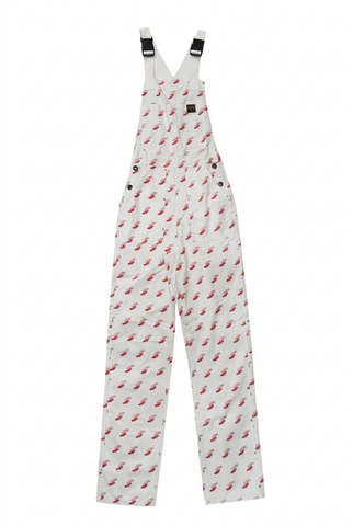 Samson Dungaree Aop Logo White/Red