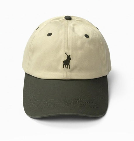 Polo Ralph Lauren Two-Tone Cap – Sand & Olive