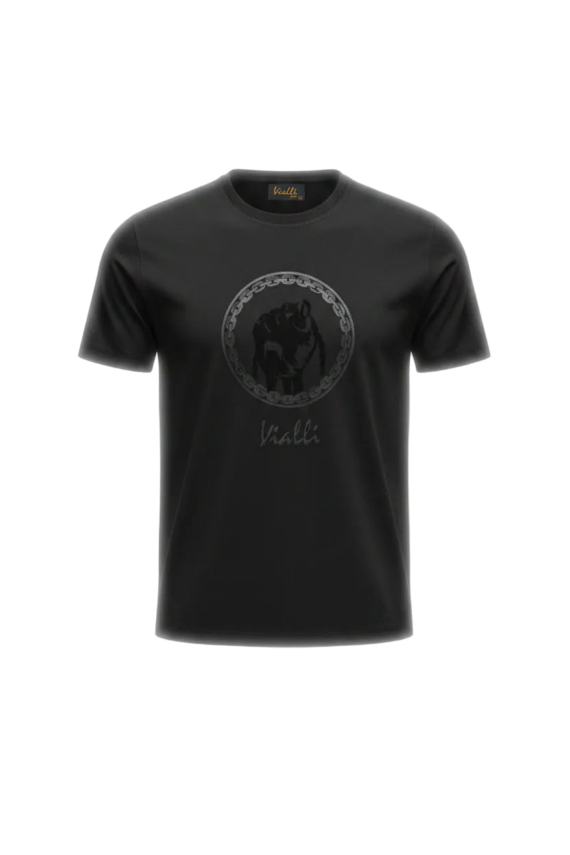 Vialli Dilver T-Shirt Black