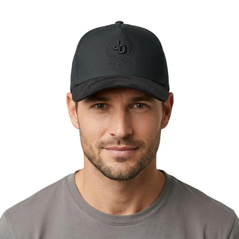Jonathan D Vic Peak Black Cap