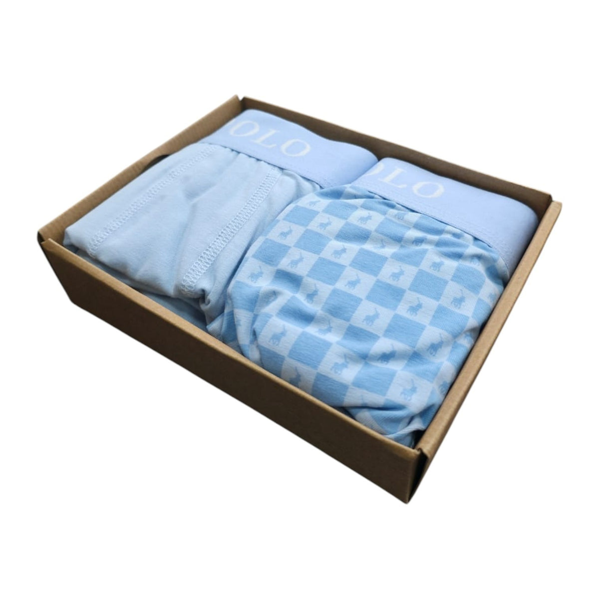 Polo Boxer Briefs 2Pack Multi Sky Blue