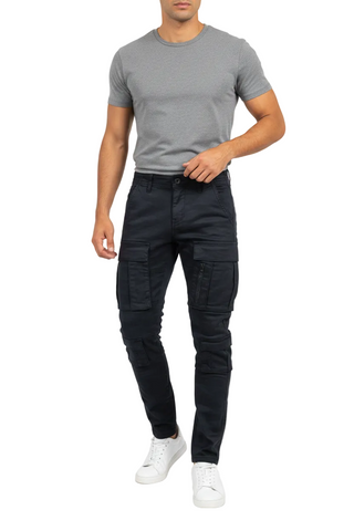 Cutty Vincent Cotton Cargo Pants – Dark Navy