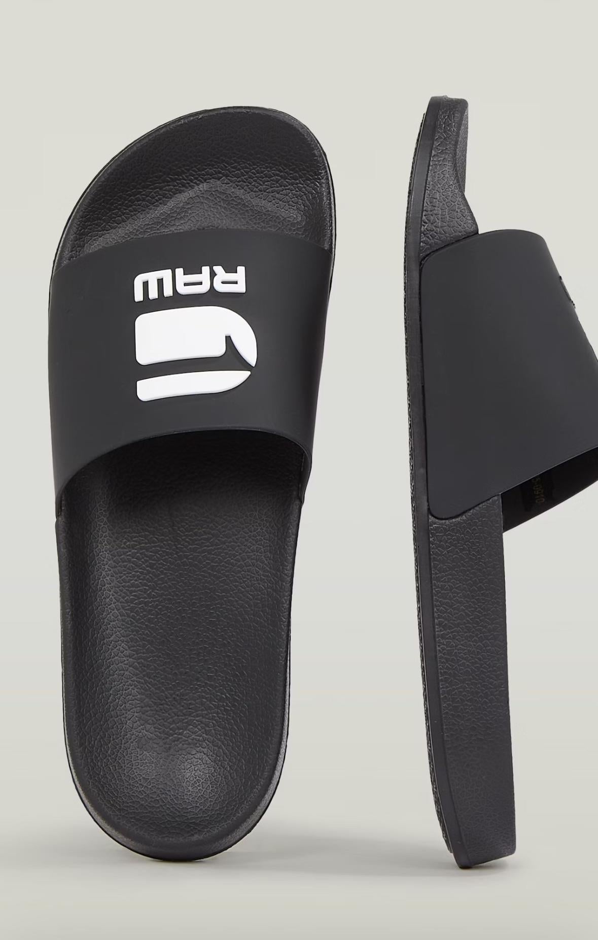 G Star Sandal Slides Cart Iii Black