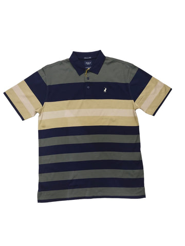Polo Double Merc Stripe Printed Golfer