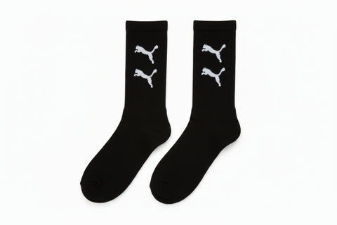 Puma Sock 2Pack Graphic Tennis White/Black