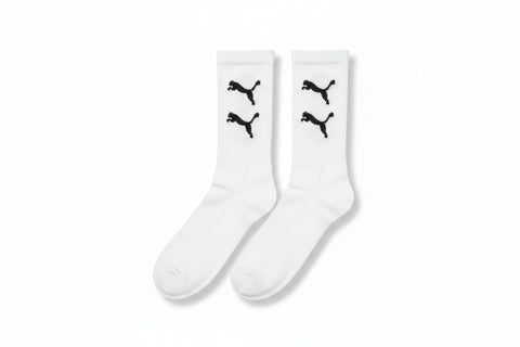 Puma Sock 2Pack Graphic Tennis White/Black