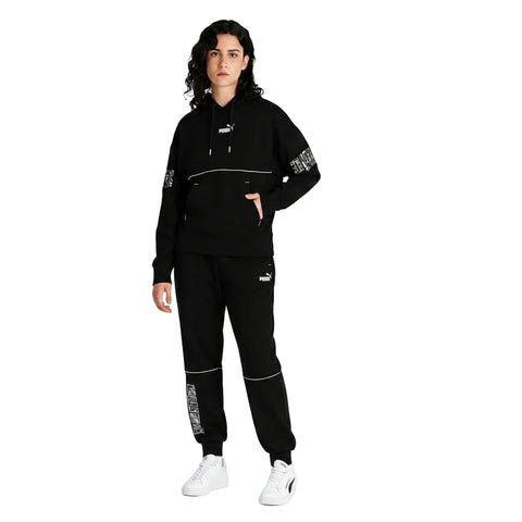 Puma Ladies Tracksuit Power Safari Black