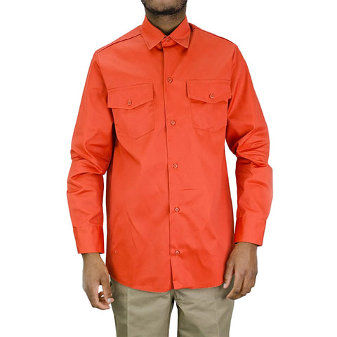 Dickies 847 Long Sleeve Shirt Pumpkin Orange