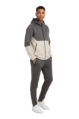 Puma Tracksuit Tech Elevated Gray/Stone