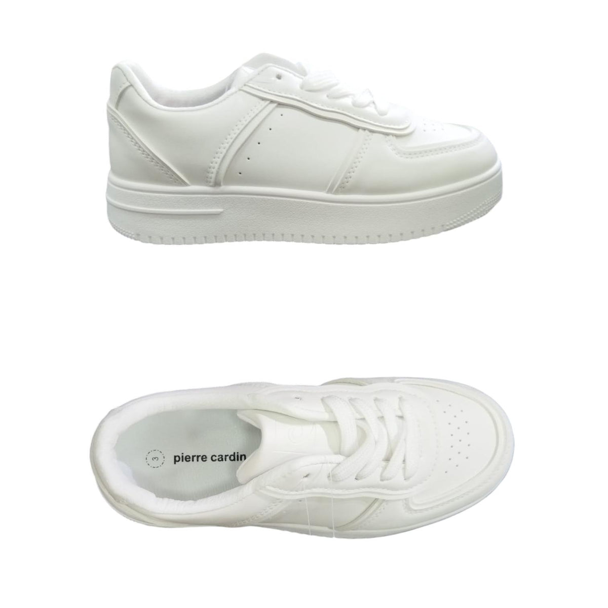 Pierre Cardin Kids Addison Sneaker White
