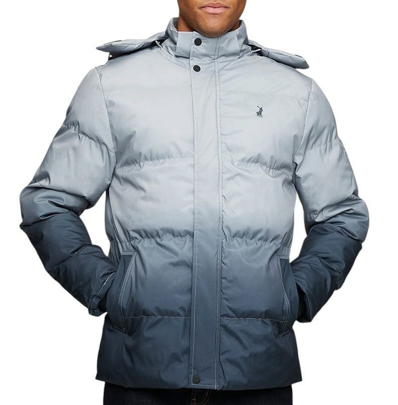Polo Jacket Ombre Puffer Blue