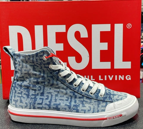 Diesel Denim Shoes Mid Blue