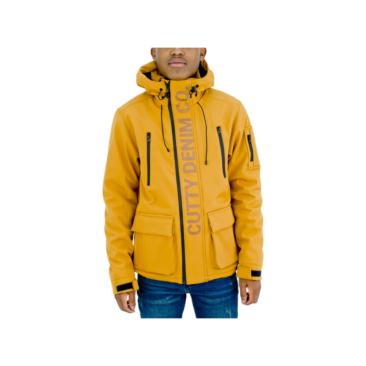 Cutty Razor Technical Utility Jacket – Mustard Yellow