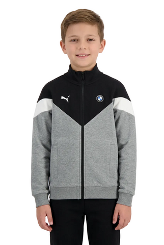 Puma Kids Jacket Bmw Grey And Black