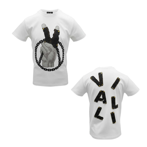 Vialli Crew T-Shirt Lavaza White