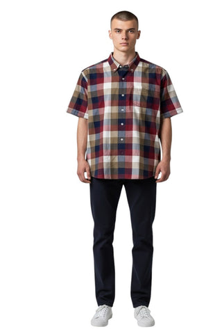 Jonathan D Button Up Shirt Cruise Red