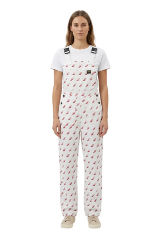 Samson Dungaree Aop Logo White/Red