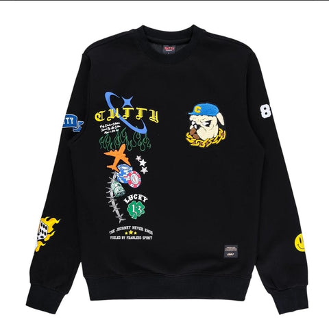 Cutty Sweat Top Alder Black