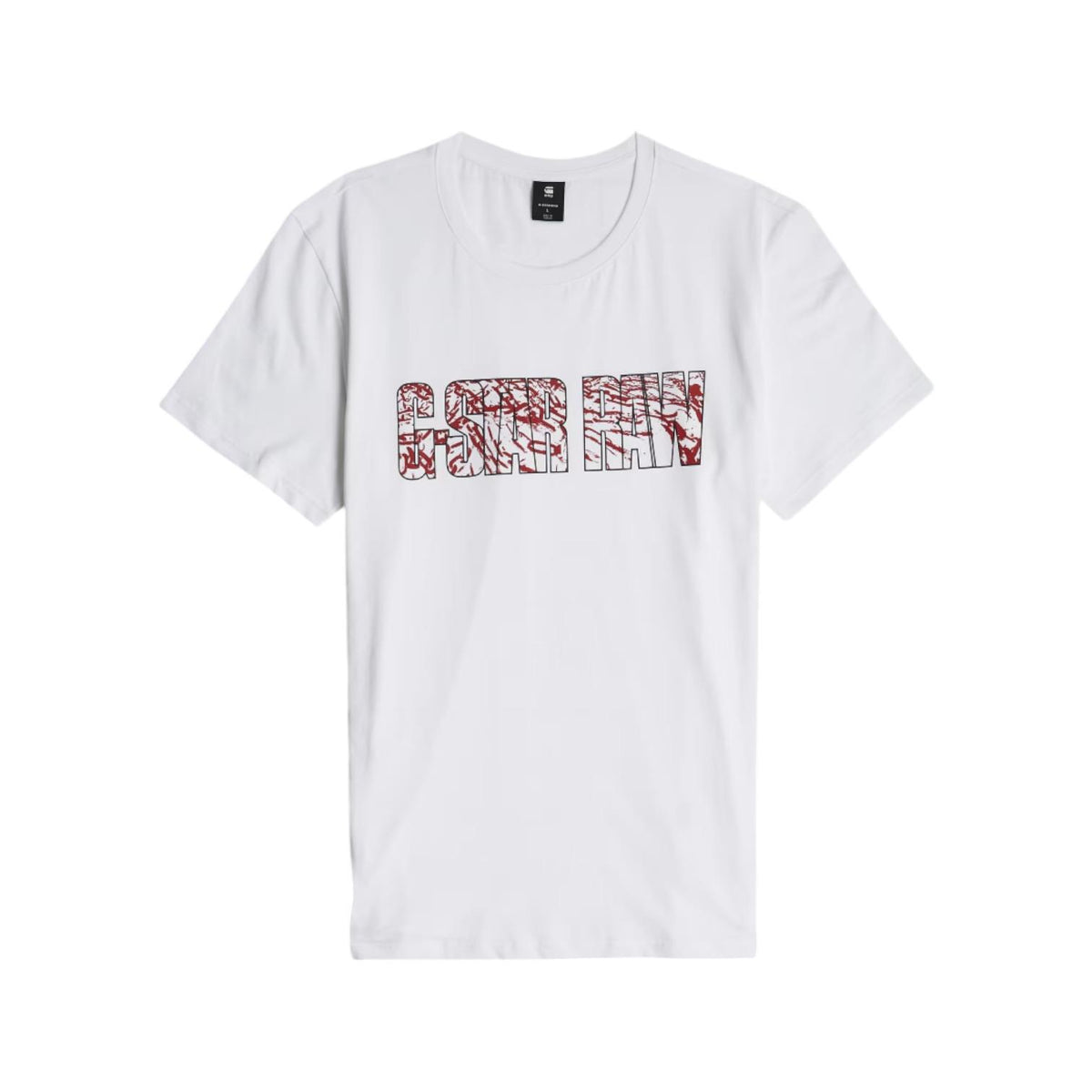 G Star T-Shirt Chain Logo White