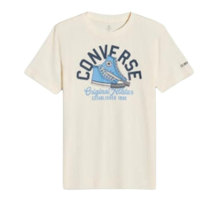 Converse Boys T-Shirt Retro Rem X Sneaker Arc Egret Cream