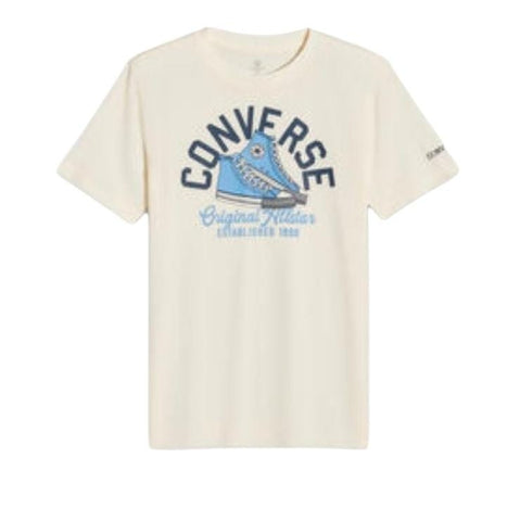 Converse Boys T-Shirt Retro Rem X Sneaker Arc Egret Cream