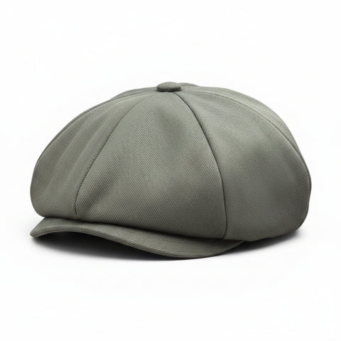 Jonathan D Twill Newsboy Cap – Olive Sage