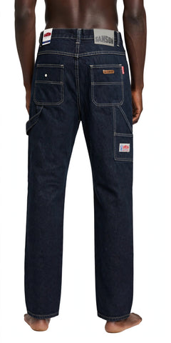 Samson Jeans Painter Loop Sandblast Blue Black