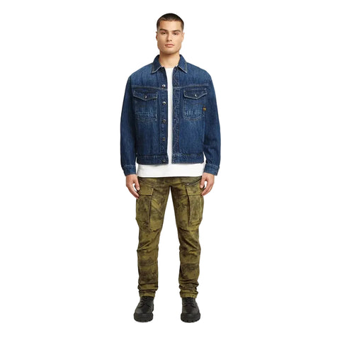Gstar Cargo Rovic 3D Zip Regular Tapered Camo Dark Olive