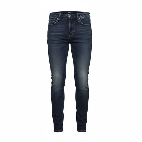 Vialli Javioni Scheletrico Skinny Jeans – Dark Navy | Men’s Stretch Denim