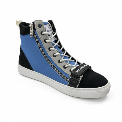 Rossimoda Boot Alta Blue/White