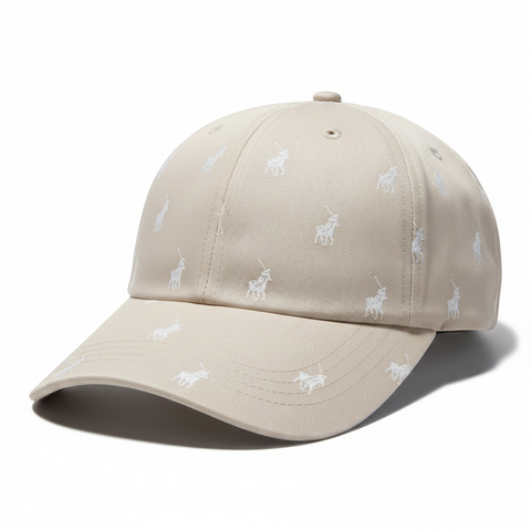 Polo Cap Monogram Stone