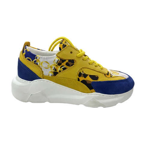 Rossimoda Sneaker Pezzo Leo Yellow/Royal
