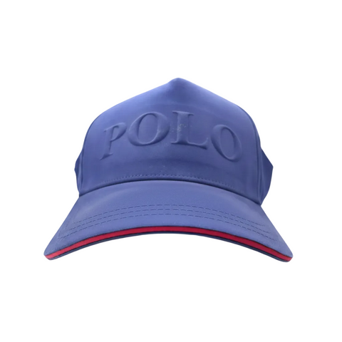 Polo Cap 5 Panel Embossed Navy